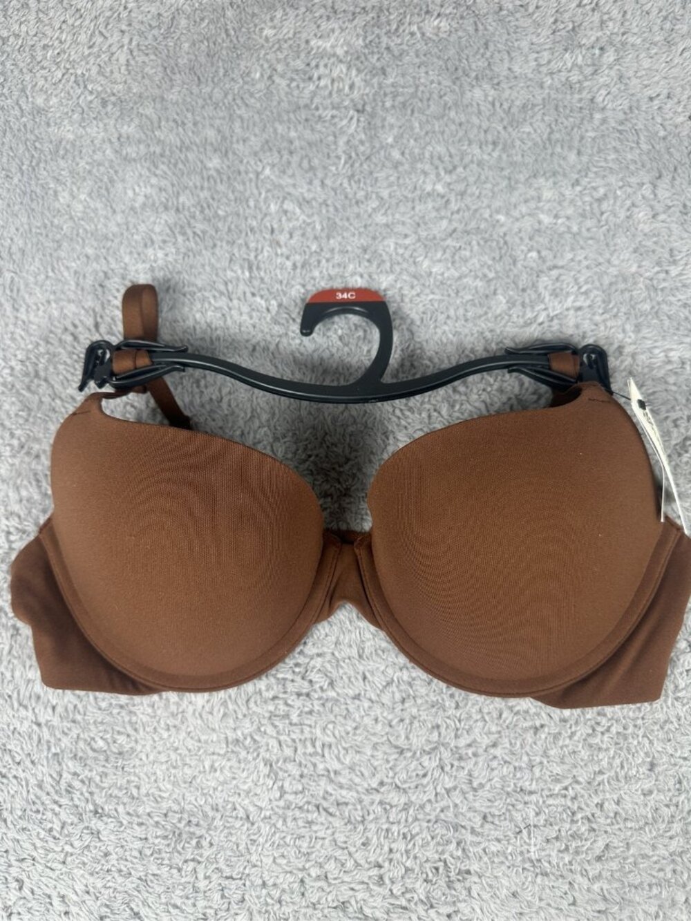 No Boundaries Women's Brown Push Up Underwire Bra Size 34C